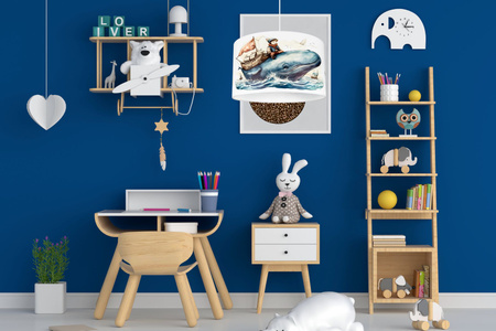 HEXE OCEAN Lampa dziecięca sufitowa wisząca 1 x 60W 0920