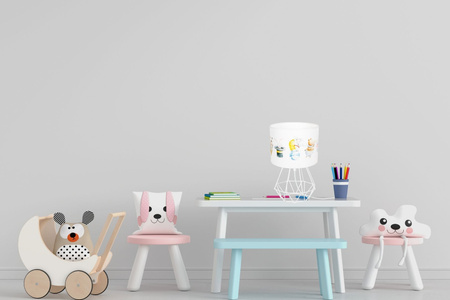 HEXE CIRCUS Lampa dziecięca stojąca biurkowa 1 x 60W 0902