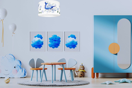HEXE OCEAN Lampa dziecięca sufitowa plafon 1 x E27 0931