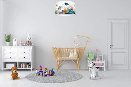 HEXE OCEAN Lampa dziecięca sufitowa plafon 1 x 60W 0919