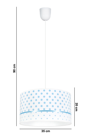HEXE PIKKI  Lampa dziecięca sufitowa wisząca 1 x E27 0555
