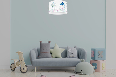 HEXE OCEAN Lampa dziecięca sufitowa plafon 1 x 60W 0907