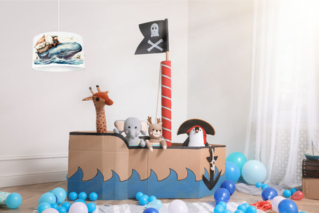 HEXE OCEAN Lampa dziecięca sufitowa wisząca 1 x 60W 0920