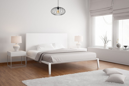 HEXE CORRINI Lampa sufitowa żyrandol E27 metal 1 x 60W czarny bezbarwny 0209