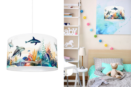 HEXE OCEAN Lampa dziecięca sufitowa wisząca 1 x 60W 0916