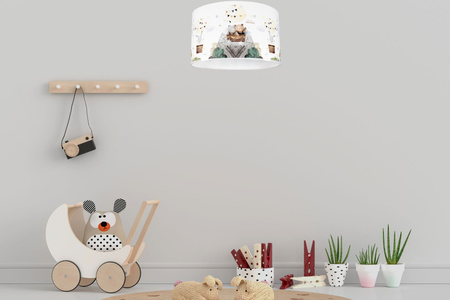 HEXE BEARS Lampa dziecięca sufitowa plafon 1 x 60W 0911