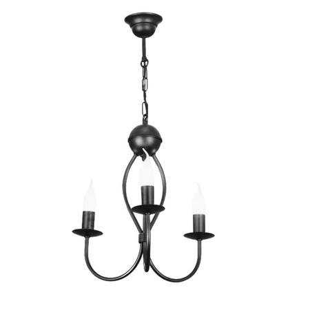 HEXE ARTHUR Lampa sufitowa żyrandol E14 metal 3 x 40W 0047