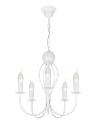 HEXE ARTHUR Lampa sufitowa żyrandol E14 metal 5 x 40W 0201