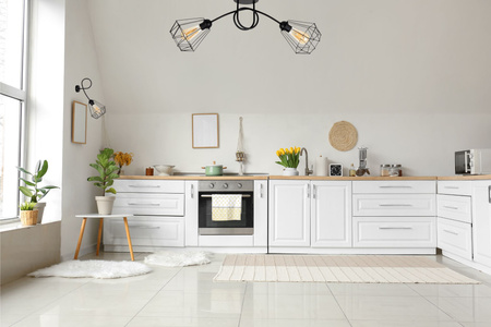 HEXE DIAMENT Lampa sufitowa żyrandol metal 1 x 60W czarny 0058