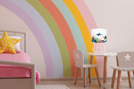 HEXE OCEAN Lampa dziecięca stojąca biurkowa 1 x 60W 0918