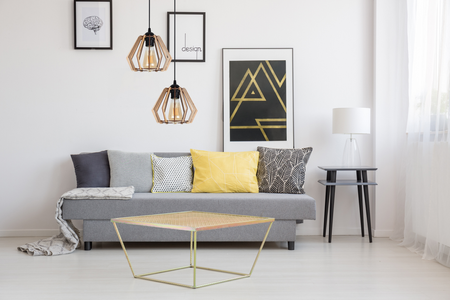 BELIS BERGO Lampa sufitowa żyrandol Czarny + Drewno 2 x E27 0002