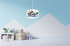 HEXE OCEAN Lampa dziecięca sufitowa wisząca 1 x 60W 0920