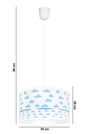 HEXE PIKKI  Lampa dziecięca sufitowa wisząca 1 x E27 0541