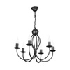 HEXE ARTHUR Lampa sufitowa żyrandol E14 metal 6 x 40W 0049