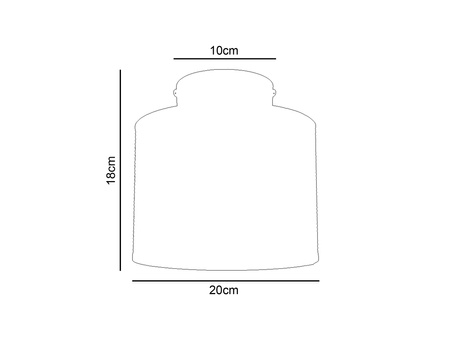 HEXE ALDO Lampa sufitowa żyrandol E27 metal 1 x 60W 0035