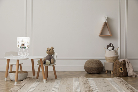 HEXE BEARS Lampa dziecięca stojąca biurkowa 1 x 60W 0910
