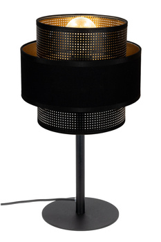 BELIS NESS Lampa stołowa nocna czarny 2 x E27 0989