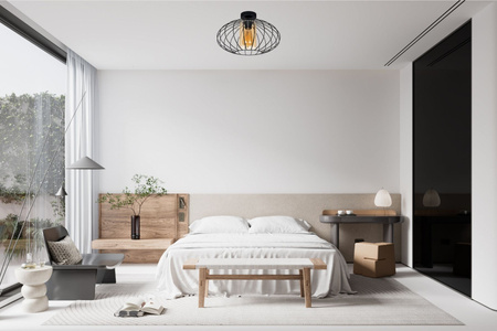 HEXE CORRINI Lampa sufitowa żyrandol E27 metal 1 x 60W czarny miodowy 0207