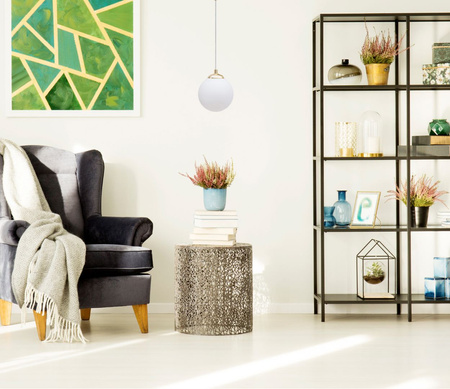 HEXE FIRA GOLD Lampa sufitowa żyrandol E27 METAL / SZKŁO 1 x 60W 0784