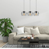 HEXE GALL Lampa sufitowa żyrandol E27 metal 3 x 60W 0324