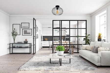 HEXE CORRINI Lampa sufitowa żyrandol E27 metal 1 x 60W czarny bezbarwny 0212