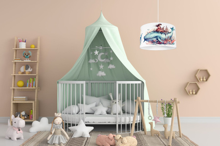 HEXE OCEAN Lampa dziecięca sufitowa wisząca 1 x E27 0924