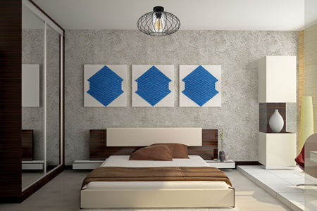 HEXE CORRINI Lampa sufitowa żyrandol E27 metal 1 x 60W czarny bezbarwny 0206