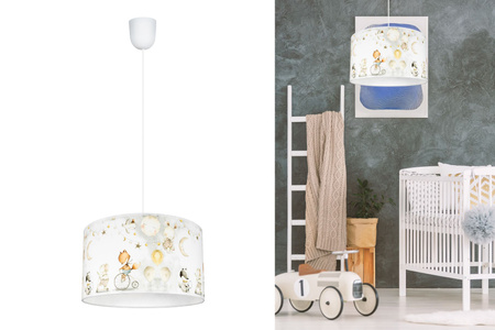 HEXE CIRCUS 2 CYRK 2 Lampa dziecięca sufitowa wisząca 1 x 60W 0912