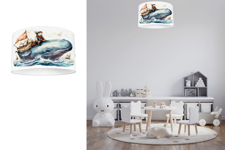 HEXE OCEAN Lampa dziecięca sufitowa plafon 1 x 60W 0923