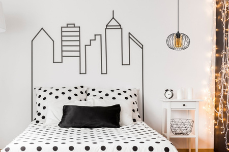 HEXE CORRINI Lampa sufitowa żyrandol E27 metal 1 x 60W czarny miodowy 0216