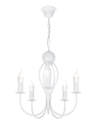 HEXE ARTHUR Lampa sufitowa żyrandol E14 metal 5 x 40W 0201