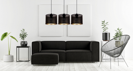 HEXE ALDO Lampa sufitowa żyrandol E27 metal x 60W 0025