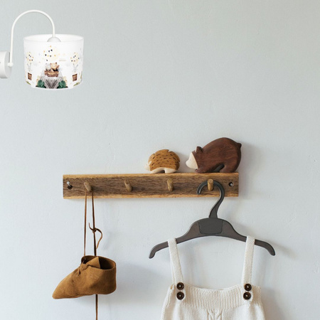 HEXE BEARS Lampa dziecięca ścienna kinkiet 1 x 60W 0909