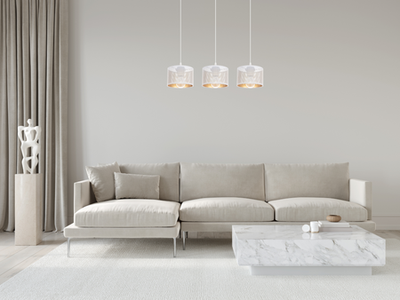 HEXE ALDO Lampa sufitowa żyrandol E27 metal 3 x 60W 0014