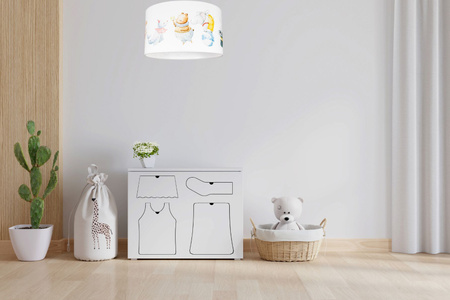 HEXE CIRCUS Lampa dziecięca sufitowa plafon 1 x 60W 0903