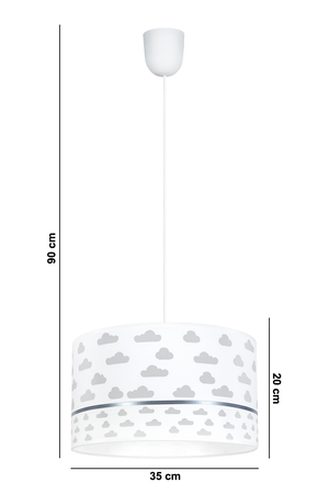 HEXE PIKKI  Lampa dziecięca sufitowa wisząca 1 x E27 0545