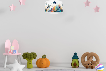 HEXE OCEAN Lampa dziecięca sufitowa plafon 1 x 60W 0919