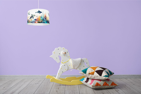 HEXE OCEAN Lampa dziecięca sufitowa wisząca 1 x 60W 0916
