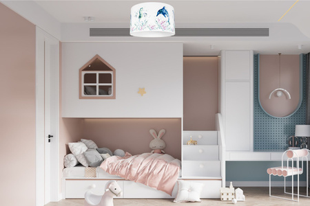 HEXE OCEAN Lampa dziecięca sufitowa plafon 1 x 60W 0907