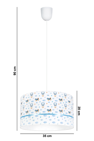 HEXE PIKKI  Lampa dziecięca sufitowa wisząca 1 x E27 0539