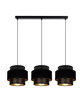 BELIS NESS Lampa sufitowa żyrandol czarny 3 x E27 0983