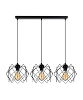 HEXE GALL  Lampa sufitowa żyrandol E27 metal 3 x 60W 0324