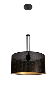 HEXE ELIS Lampa sufitowa żyrandol E27 metal 1 x 60W czarny 0001