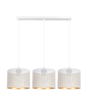 HEXE ALDO Lampa sufitowa żyrandol E27 metal 3 x 60W 0033