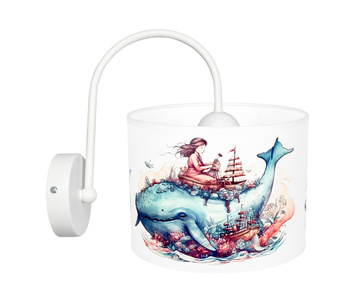 HEXE OCEAN Lampa dziecięca ścienna kinkiet 1 x E27 0925