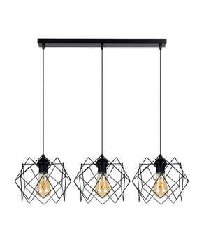 HEXE GALL  Lampa sufitowa żyrandol E27 metal 3 x 60W 0324
