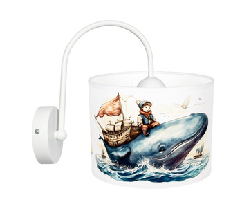 HEXE OCEAN Lampa dziecięca ścienna kinkiet 1 x 60W 0921