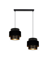 BELIS NESS Lampa sufitowa żyrandol czarny 2 x E27 0982