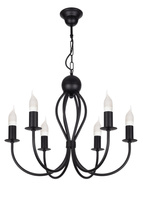 HEXE ARTHUR Lampa sufitowa żyrandol E14 metal 6 x 40W 0049