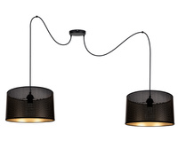 HEXE ALDO Lampa sufitowa żyrandol E27 metal 2 x 60W 0018